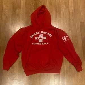 Red Shark Patrol Hoodie